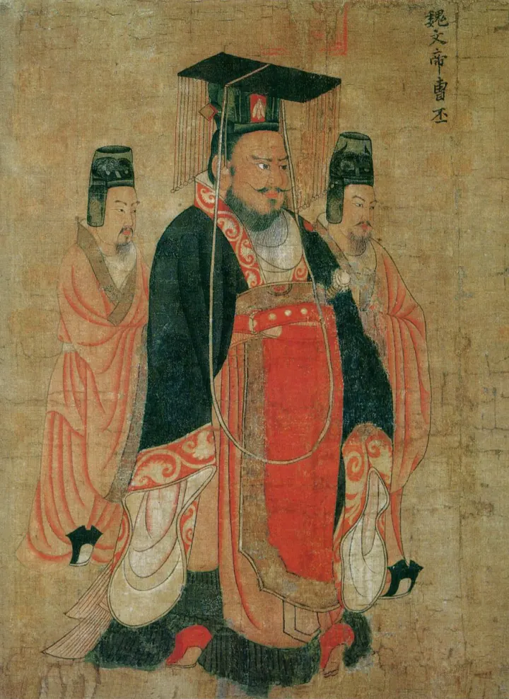 Later depiction of Cao Pi